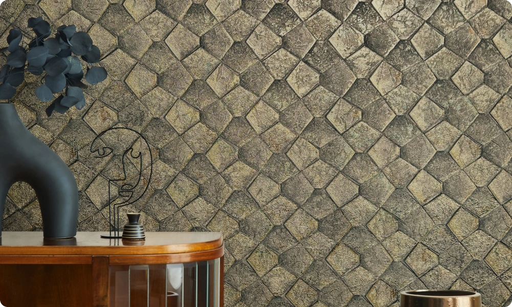 Geometric wallpaper by marburg